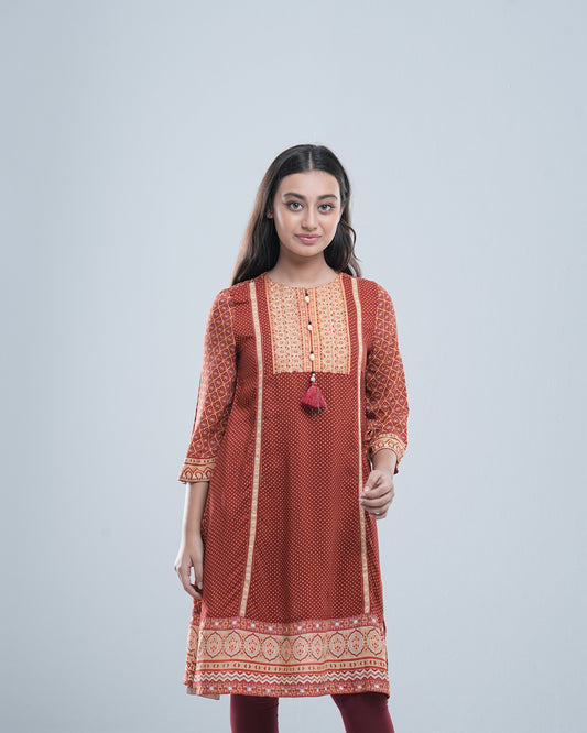 Junior Girls' Ethnic Top (10-14 Years)