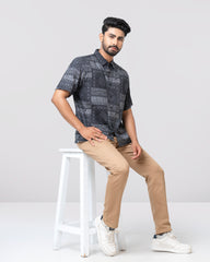 Relaxed Fit Printed Casual Shirt