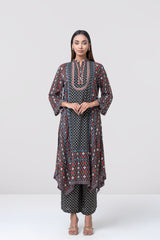 Smart Fit Embroidered Viscose Ethnic Kurta