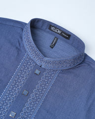 Regular Fit Embroidered Semi-Formal Panjabi
