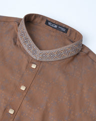 Regular Fit Embroidered Semi-Formal Panjabi