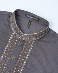 Regular Fit Embroidered Semi-Formal Panjabi