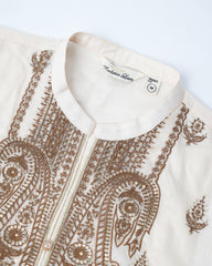 Smart Fit Printed Two-Piece Lawn with Silk Dupatta