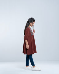 Princess Modal Embroidered Ethnic Kurti (6-8 Years)