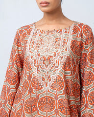 Smart Fit Embroidered One-Piece Ethnic Kurta