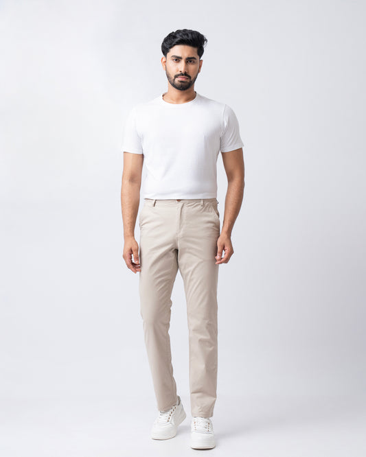 Regular Fit Solid Chinos