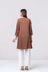 Smart Fit Embroidered Georgette Ethnic Kurti