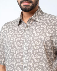 Relaxed Fit Printed Casual Shirt