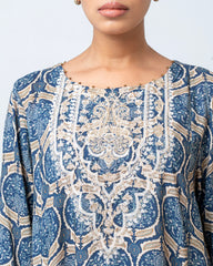 Smart Fit Embroidered One-Piece Ethnic Kurta