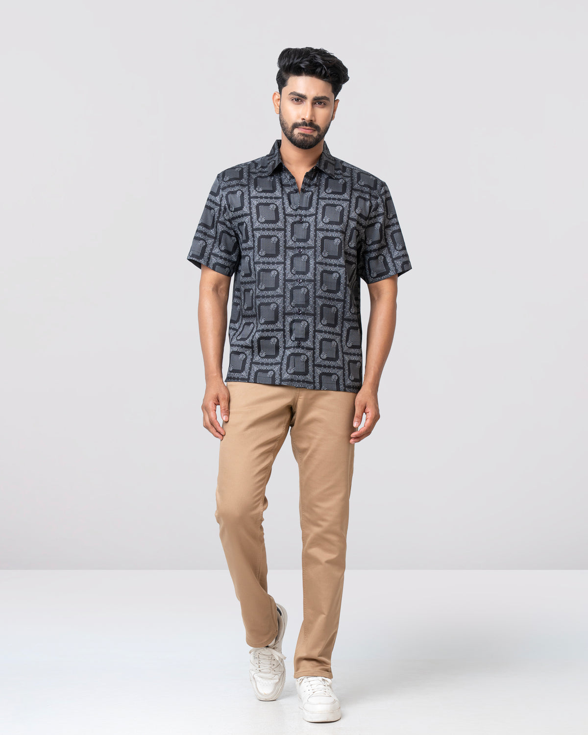 Relaxed Fit Printed Casual Shirt