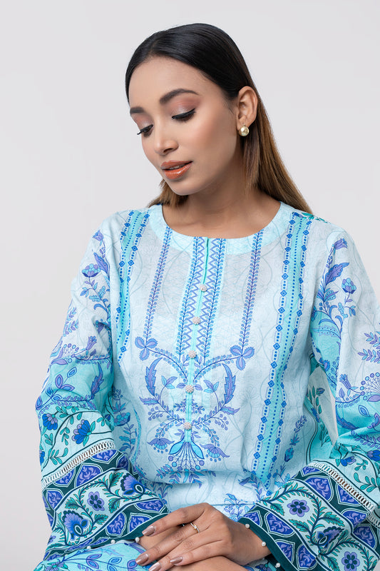 Smart Fit Digital Printed Lawn Kurta