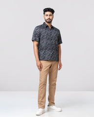 Relaxed Fit Printed Casual Shirt