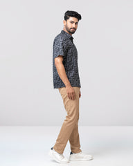 Relaxed Fit Printed Casual Shirt