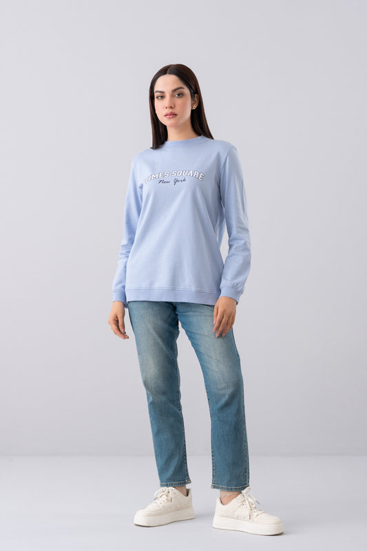 Regular Fit Cotton Terry Sweatshirt