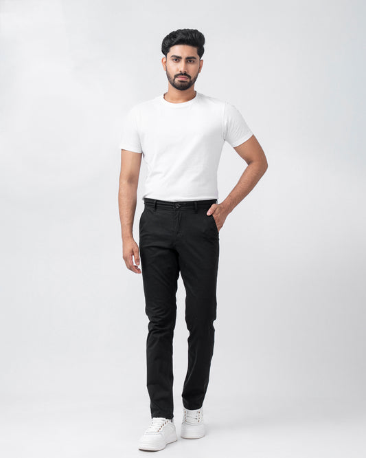 Regular Fit Solid Chinos