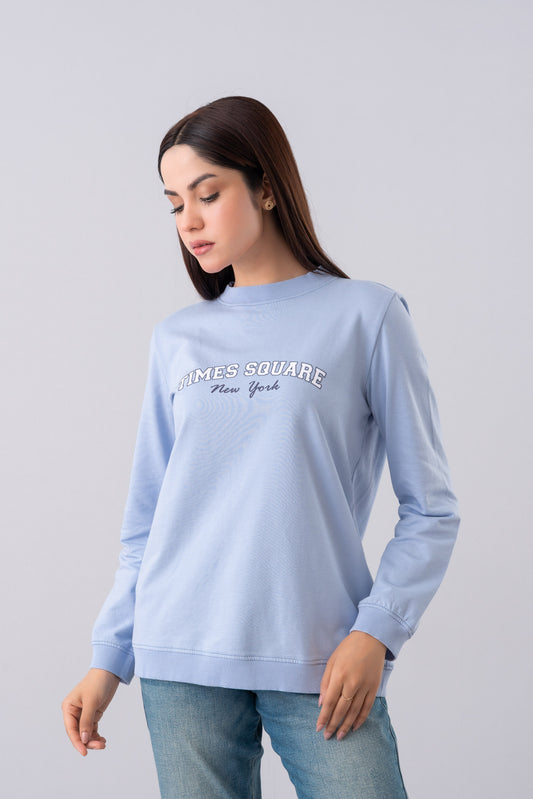 Regular Fit Cotton Terry Sweatshirt
