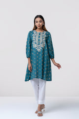 Smart Fit Embroidered Viscose Ethnic Kurti