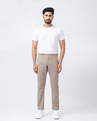 Regular Fit Solid Chinos