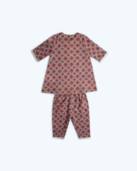Newborn Girls' Ethnic Set (3-6 Months)