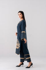 Smart Fit Embroidered Three-Piece Lawn