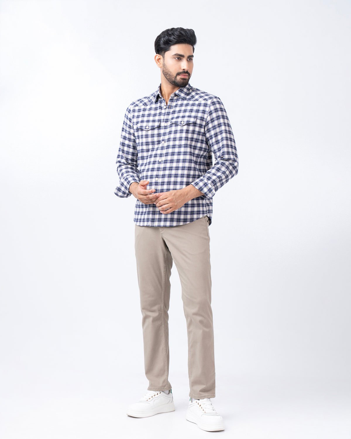 Regular Fit Check Casual Shirt