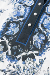 Oversized Digital Printed Viscose Top - Mystika