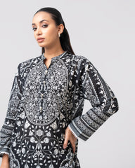 Relaxed Fit Printed Two-Piece Ethnic Set