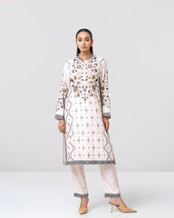 Smart Fit Embroidered Two-Piece Ethnic Set