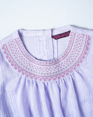 Princess Embroidered Smocked Fancy Ethnic Top (2-4 Years)
