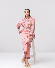 Smart Fit Embroidered Two-Piece Ethnic Set
