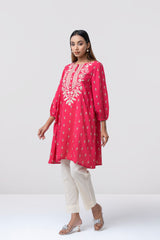 Smart Fit Embroidered Viscose Ethnic Kurti