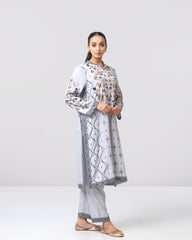 Smart Fit Embroidered Two-Piece Ethnic Set