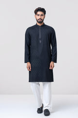 Regular Fit Embroidered Semi-Formal Panjabi
