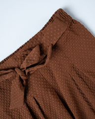 Junior Girls' Textured Wide-Leg Palazzo (10-14 Years)