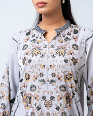 Smart Fit Embroidered Two-Piece Ethnic Set