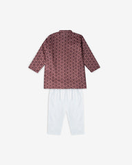 Newborn Boys' Panjabi Set (0-6 Months)