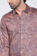 Slim Fit Printed Casual Shirt