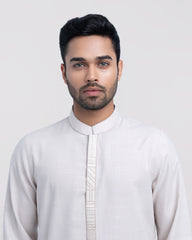 Regular Fit Embroidered Semi-Formal Panjabi