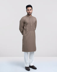 Regular Fit Embroidered Blended Fabric Formal Panjabi