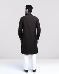 Regular Fit Embroidered Blended Fabric Formal Panjabi