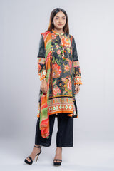 Ready-to-Wear Three Piece Lawn with Chiffon Dupatta
