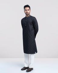Regular Fit Embroidered Semi-Formal Panjabi
