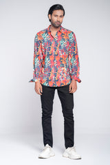 Y-Fit Printed Viscose Casual Shirt