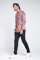 Y-Fit Printed Viscose Casual Shirt