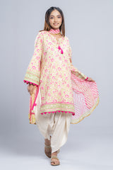 Ready-to-Wear Three-Piece Salwar Kameez with Chiffon Dupatta