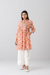 Smart Fit Embroidered Viscose Ethnic Kurti