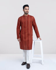 Regular Fit Printed Panjabi