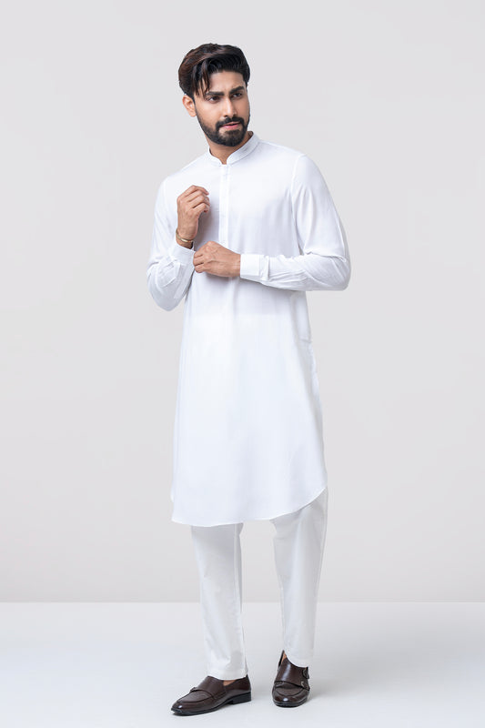 Regular Fit Embroidered Semi-Formal Kabli Set