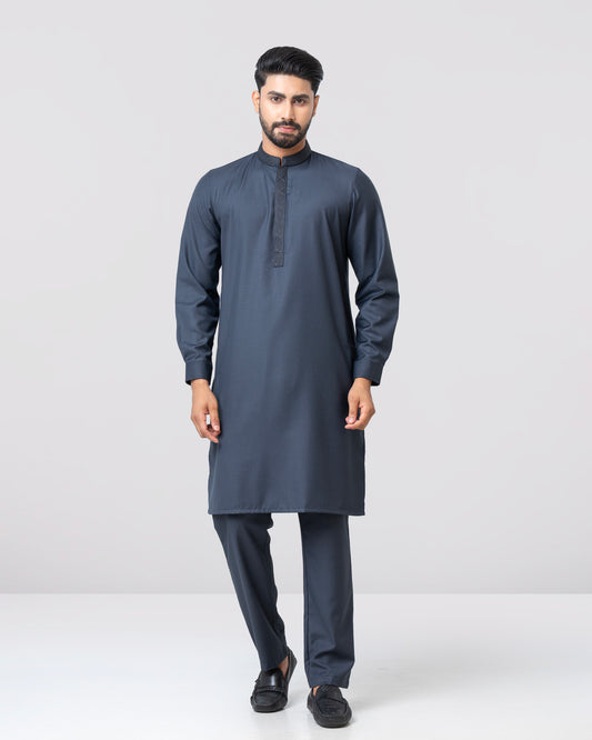 Regular Fit Embroidered Formal Ethnic Kurta Set