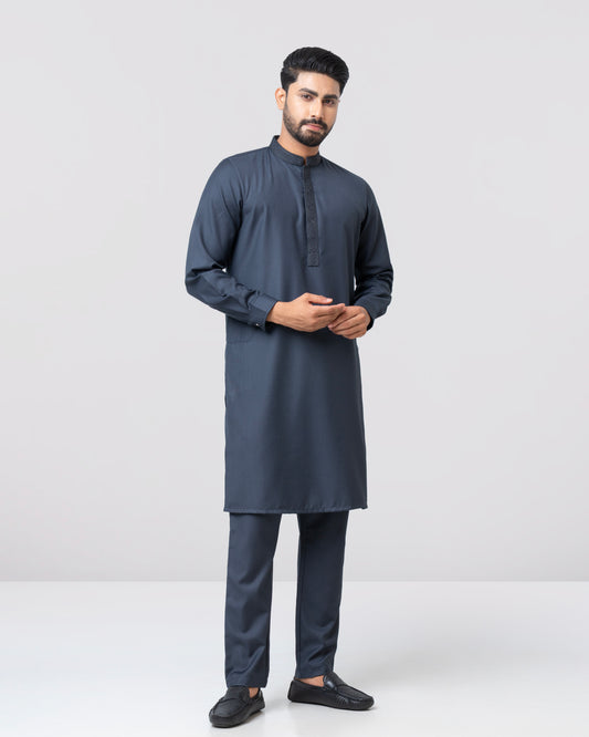 Regular Fit Embroidered Formal Ethnic Kurta Set